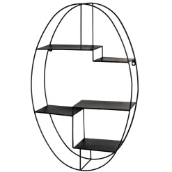 Outlet Ovales Hängeregal Prisma Wohnzimmerregale|Hängeregale