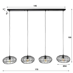 Outlet Pendelleuchte Meswin Lampen Und Leuchten
