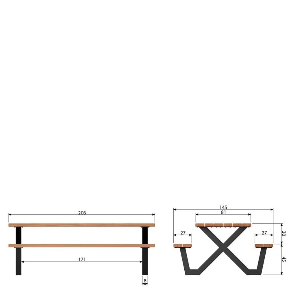 Picknick-Tisch Vlatu*Pharao24