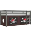 New Piraten Halbhochbett Floro Kinder Piratenbett|Kinderhochbetten
