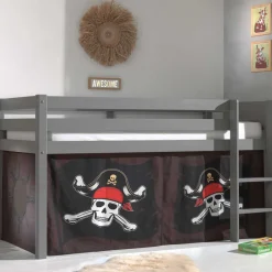 New Piraten Halbhochbett Floro Kinder Piratenbett|Kinderhochbetten