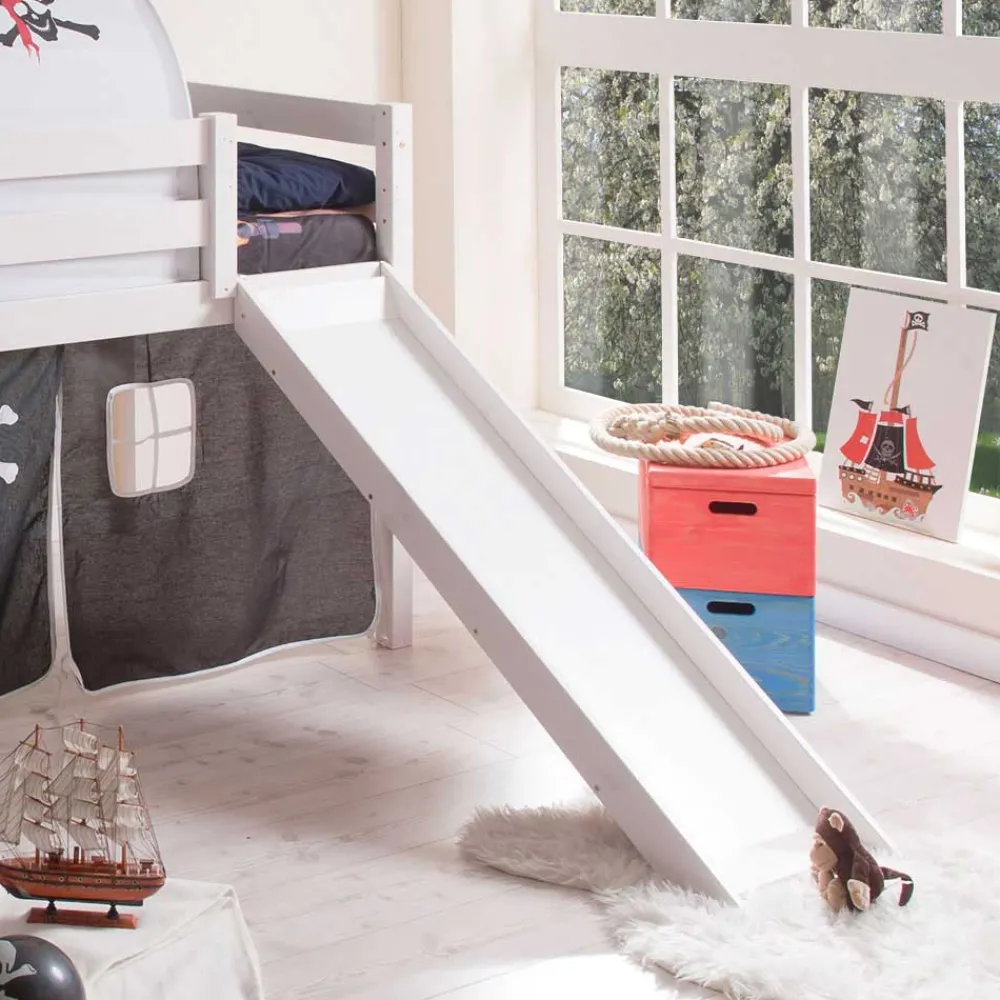 Discount Piraten Hochbett Floyda Kinder Kinderbetten|Piratenbett