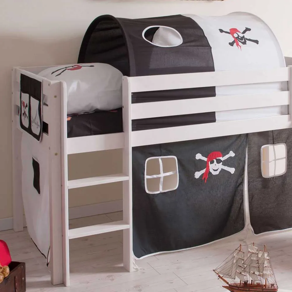 Discount Piraten Hochbett Floyda Kinder Kinderbetten|Piratenbett