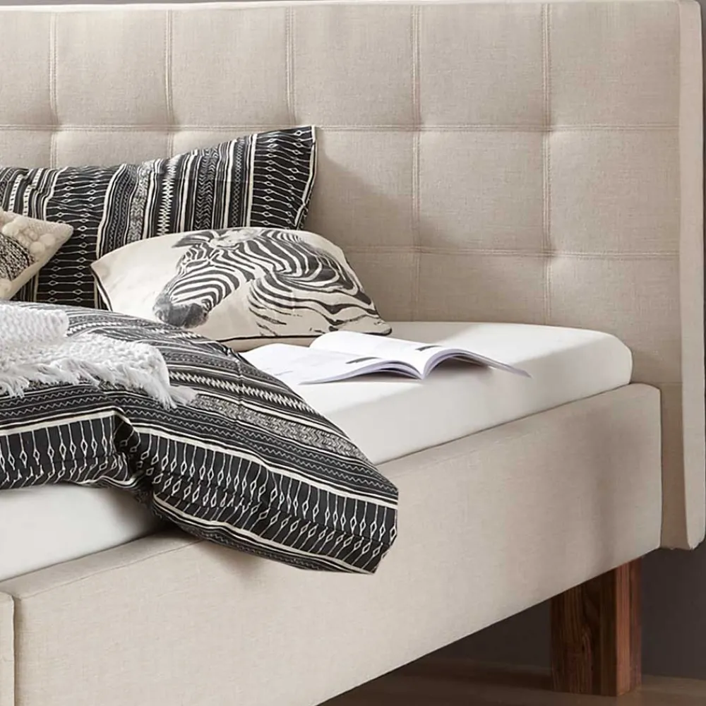 Sale Polster Bett Beige Barlee Polsterbetten