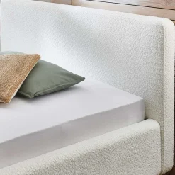 Polster Bett Cremeweiß Uarte*Pharao24