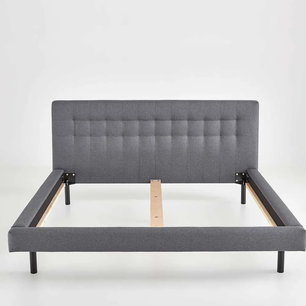 Best Polster Bett Hellgrau Ebruar Doppelbetten|Polsterbetten