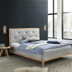 Clearance Polster Bett 140x200 cm Ruberta Doppelbetten|Polsterbetten