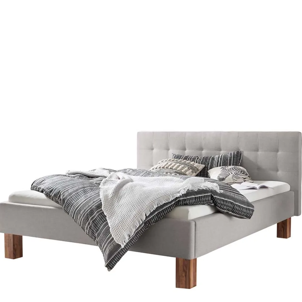 Polsterbett Grau Luenas*Pharao24 Hot