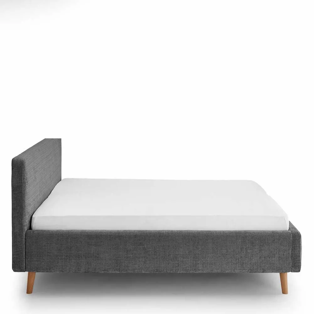 Discount Polsterbett in Anthrazit Okudera Komfortbetten|Polsterbetten