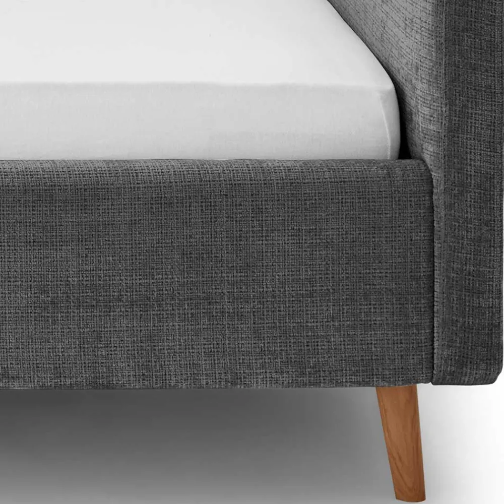 Discount Polsterbett in Anthrazit Okudera Komfortbetten|Polsterbetten