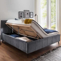 Clearance Polsterbett mit Bettkasten Tibet Komfortbetten|Doppelbetten