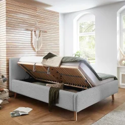 Polsterbetten Grau Ghaz*Pharao24 Sale