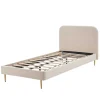 Polsterbettgestell Samt Joosu Einzelbetten|Polsterbetten