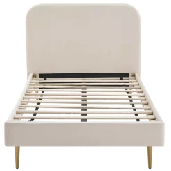 Polsterbettgestell Samt Joosu Einzelbetten|Polsterbetten