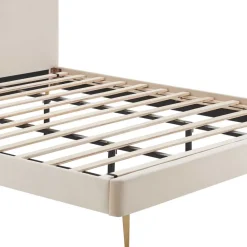 Polsterbettgestell Samt Joosu Einzelbetten|Polsterbetten