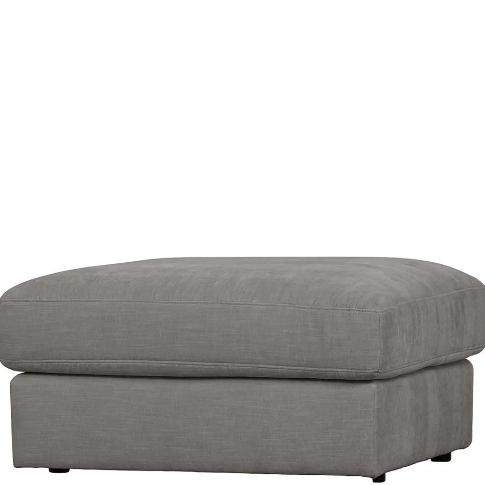 Outlet Polsterhocker für Modulsofa Fredoco Hocker|Sitzhocker