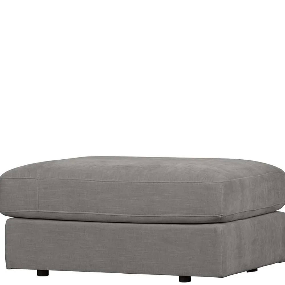 Outlet Polsterhocker für Modulsofa Fredoco Hocker|Sitzhocker