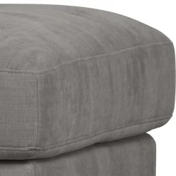 Outlet Polsterhocker für Modulsofa Fredoco Hocker|Sitzhocker