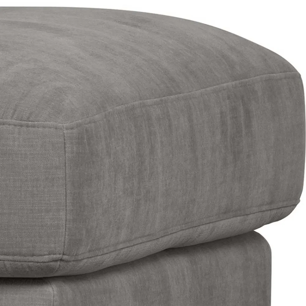 Outlet Polsterhocker für Modulsofa Fredoco Hocker|Sitzhocker