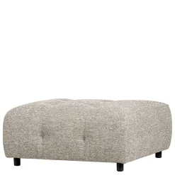 Discount Polsterhocker Hellgrau Ajama Sitzhocker