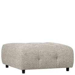 Discount Polsterhocker Hellgrau Ajama Sitzhocker