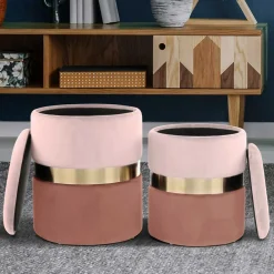 Hot Polsterhocker Set Rivella Sitzhocker