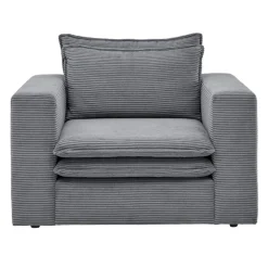 Clearance Polstersessel Anthrazit Cord Eltusa Polstermöbel|Wohnzimmer Sessel