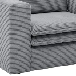 Clearance Polstersessel Anthrazit Cord Eltusa Polstermöbel|Wohnzimmer Sessel