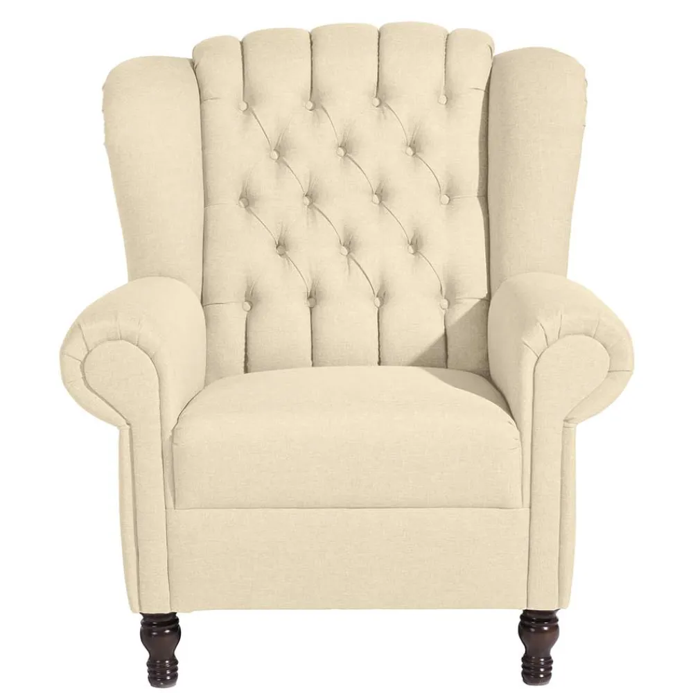 Polstersessel Beige Vintage Catjana*Pharao24 Hot