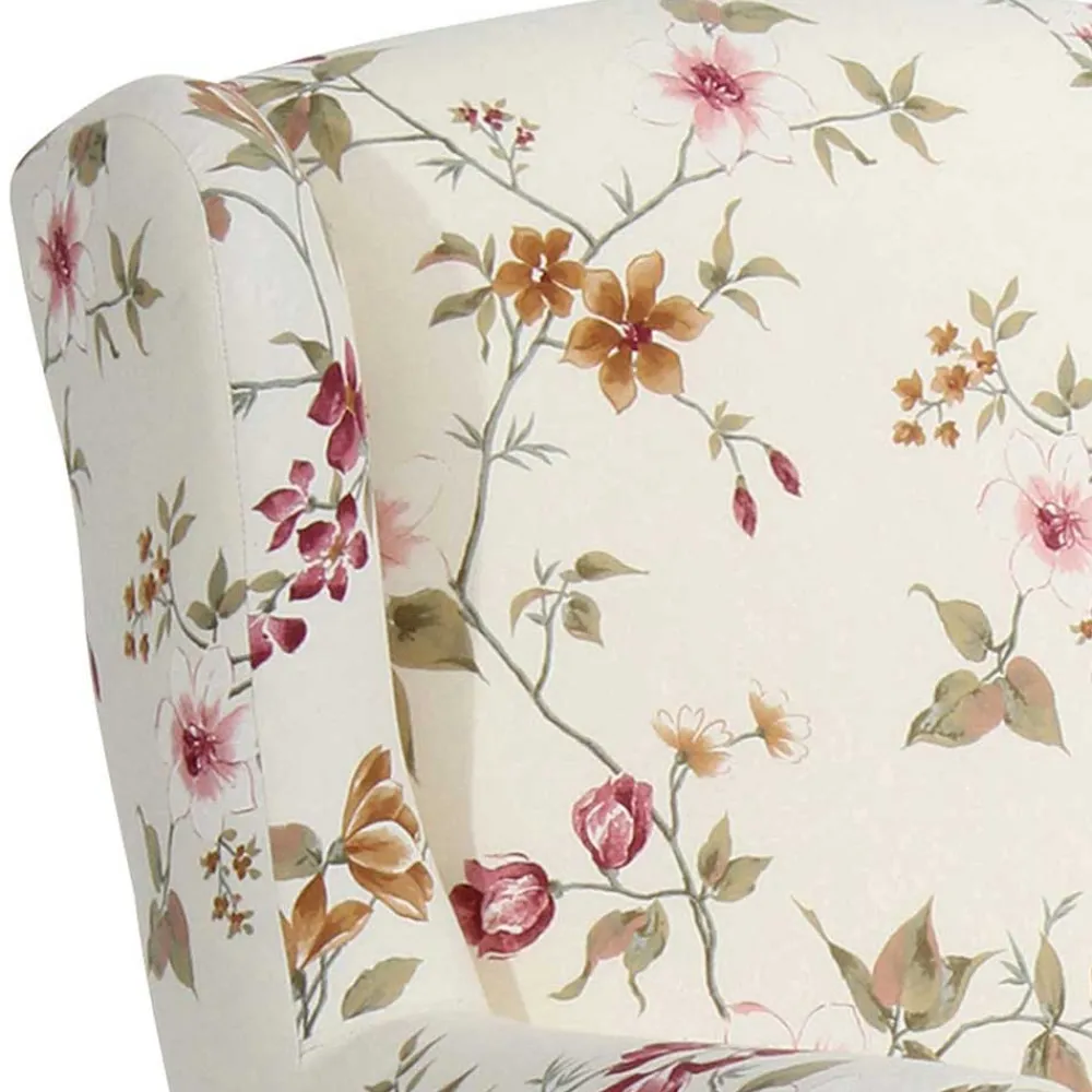 Polstersessel geblümt Foliage Polstermöbel|Wohnzimmer Sessel