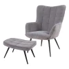 Polstersessel mit Hocker Dalicia Relaxsessel