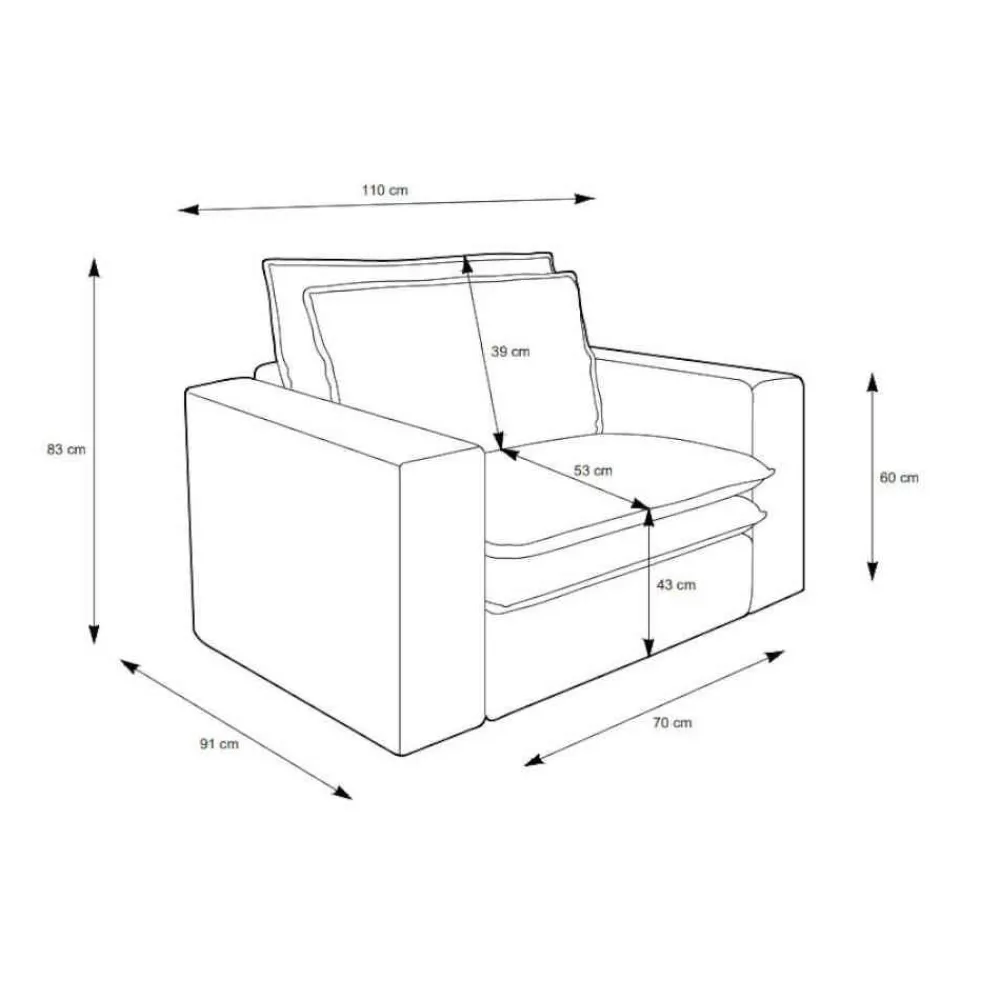 Hot Polstersessel und Hocker Zipna Relaxsessel