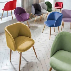 Polsterstuhl mt Armlehnen Heuser*Pharao24 Sale