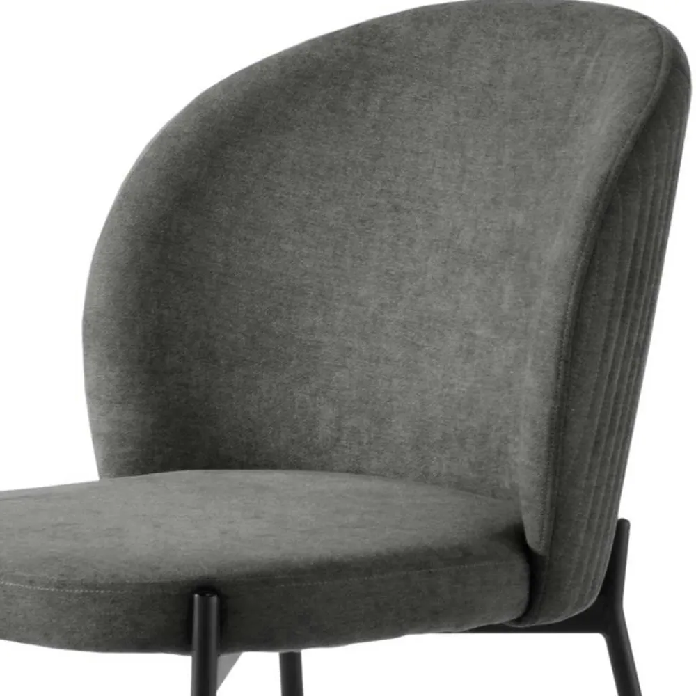 Clearance Polsterstuhl Set Anthrazit Maximo Küchenstühle|Esszimmerstühle