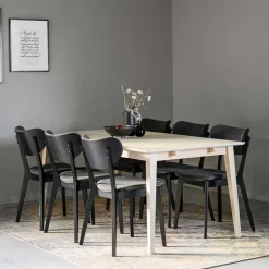 Outlet Premium Tischgruppe Vurian Tisch Mit Stühlen|Esszimmer Sets
