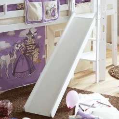 Clearance Prinzessin Halbhochbett Soltrian Kinder Kinderbetten|Kinderhochbetten