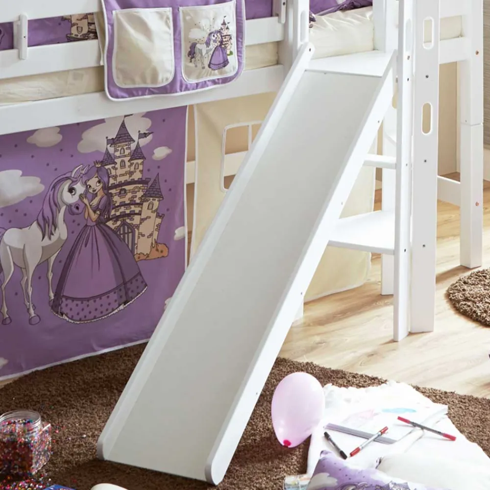 Clearance Prinzessin Halbhochbett Soltrian Kinder Kinderbetten|Kinderhochbetten