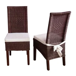 Outlet Rattanstuhl Set Enkolu Küchenstühle|Esszimmerstühle