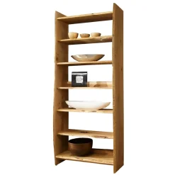 Best Regal mit Baumkanten Foresta Wohnzimmerregale|Massivholzregale