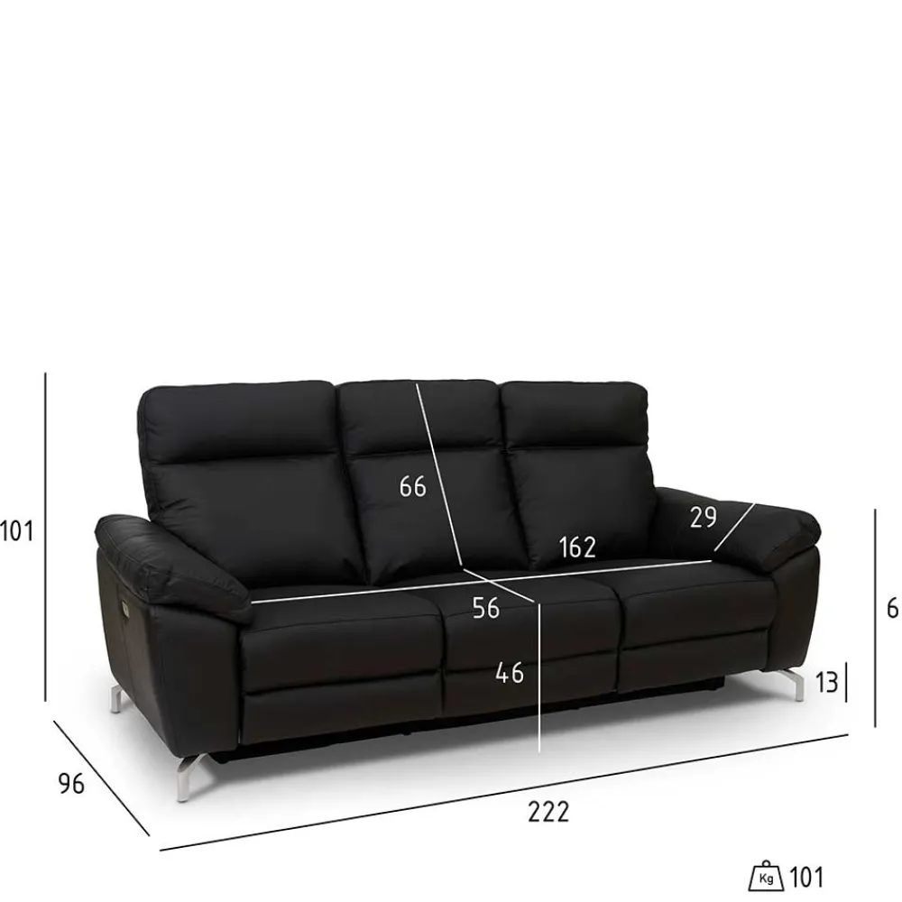 New Relaxsofa Gravitoa Wohnzimmercouch|3 Sitzer Sofa