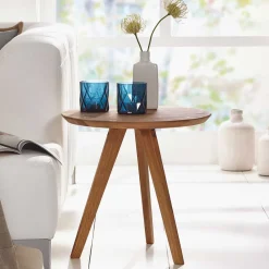 Best Retro Beistelltisch Luganos Massivholztische|Wohnzimmertisch