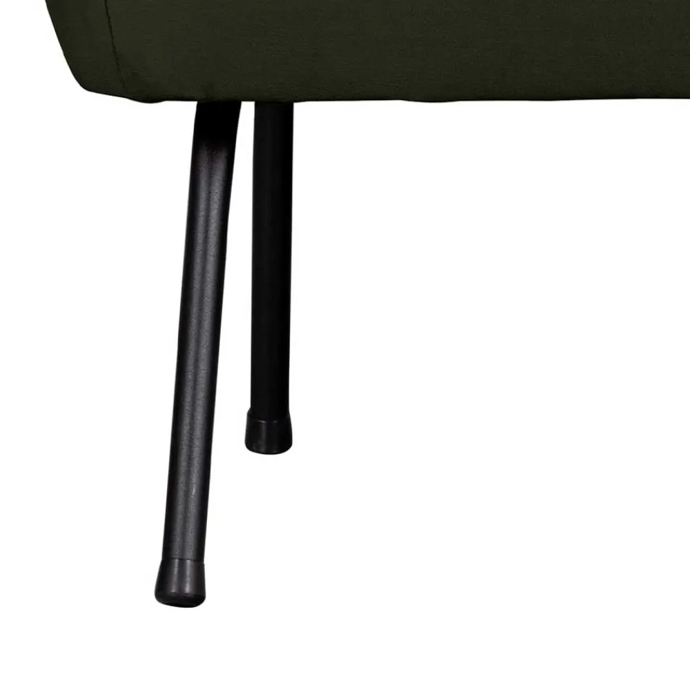 Retro Loungesofa Musena 2 Sitzer Sofa