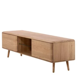 New Retro TV Lowboard Baylee Massivholz Tv Möbel|Fernsehtische