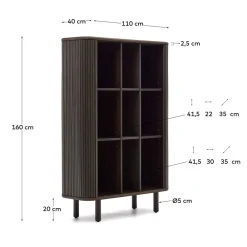Outlet Retrostil Highboard Sirium Wohnzimmervitrinen
