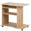 Rollbarer Computertisch Voine*Pharao24 Discount