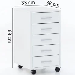 Clearance Rollcontainer Giordana Büroschränke|Aktenschränke