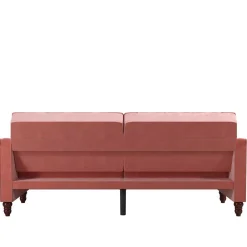 Discount Rosa Klappsofa Clienta Polstermöbel|3 Sitzer Sofa