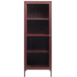 Online Rote Wohnzimmervitrine Arsizion Vitrinenschrank|Stauraumvitrinen