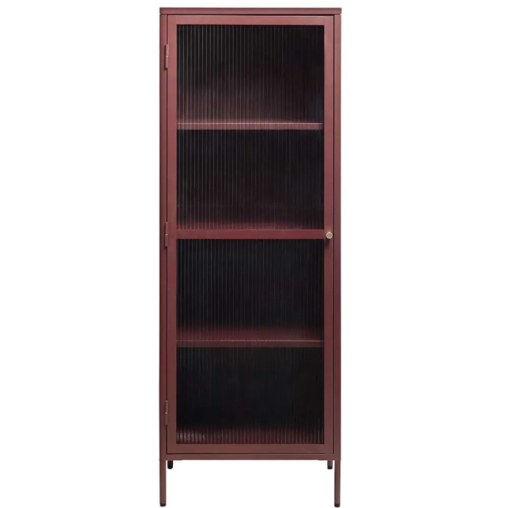 Online Rote Wohnzimmervitrine Arsizion Vitrinenschrank|Stauraumvitrinen