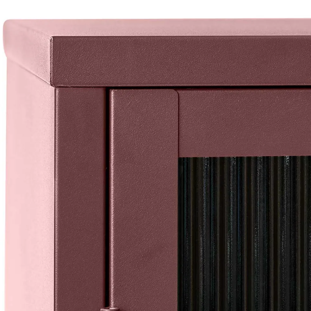 Online Rote Wohnzimmervitrine Arsizion Vitrinenschrank|Stauraumvitrinen